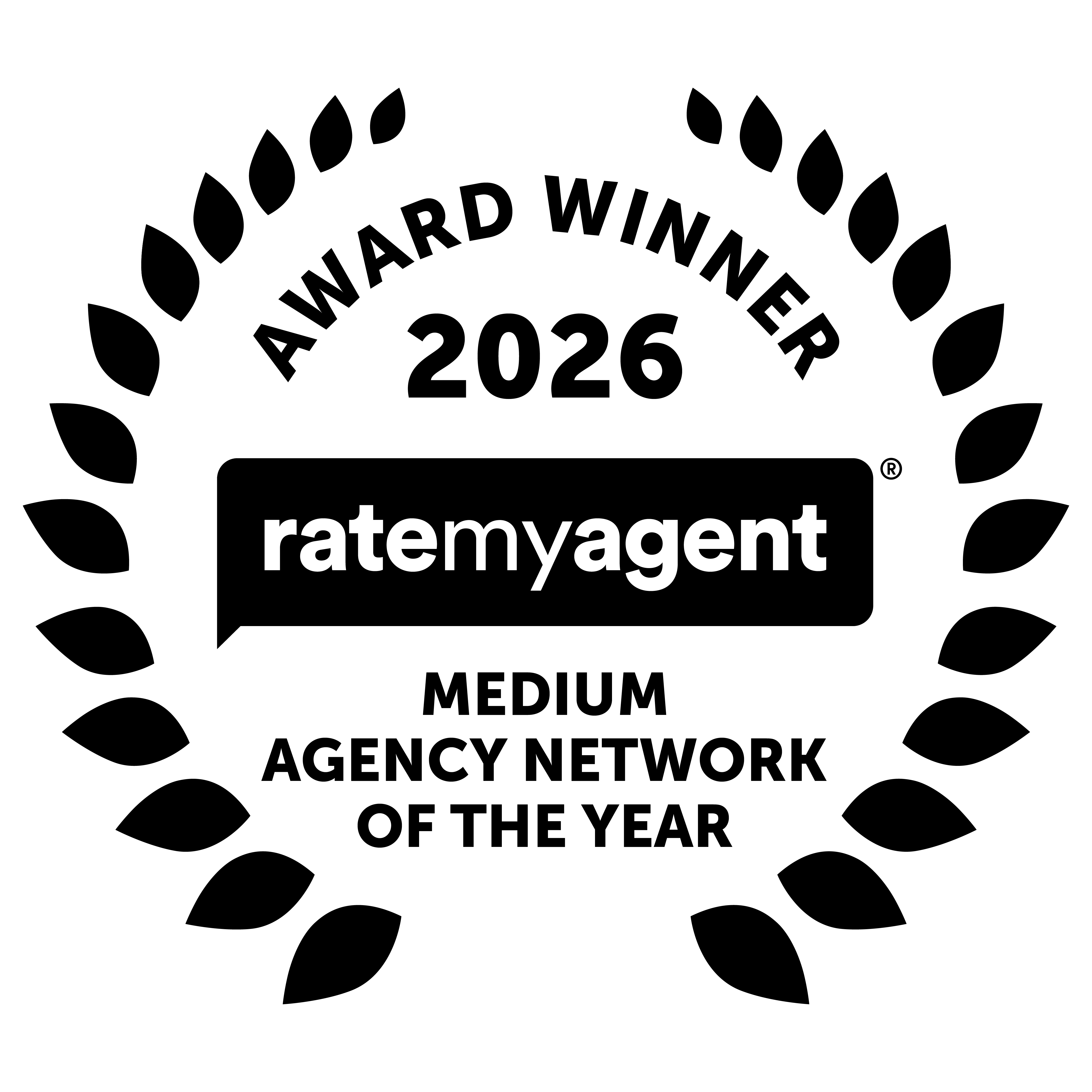 Agency of the Year - RATEMYAGENT AWARDS 2023